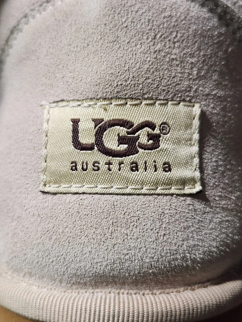 Vintage UGG Australia Classic Tall Suede Shearling Boots Size 10 (Style 5825)